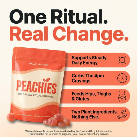 One ritual, real change - Peachies benefits
